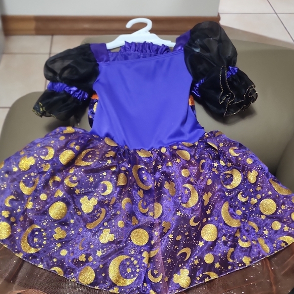 Disney Halloween Witch Costume - Purple, Black, and Orange - Picture 7 of 8